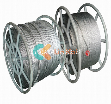Tek iletken veya OPGW çekmek için 12MM'lik Anti-Twist örgülü çelik ipi