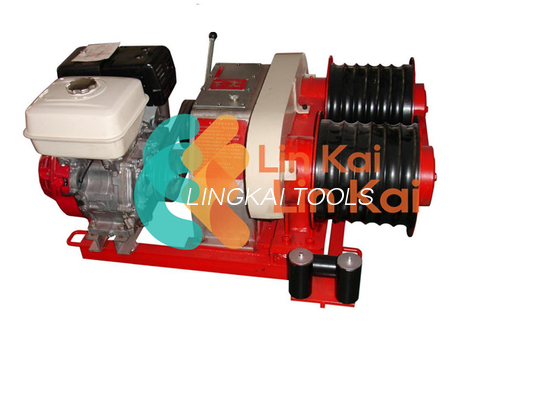 Dizel motoru 9KW Üç ton çift boğa tekerlekli vinç kule kurma ekipmanları