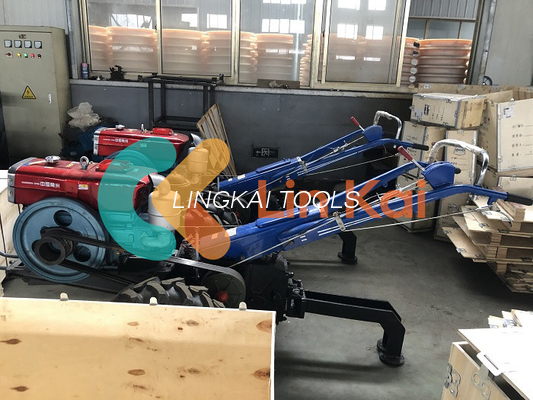 1040 mm tekerlek tabanı 15 HP Ayrılabilir Davul Yürüyen Traktör Vintü