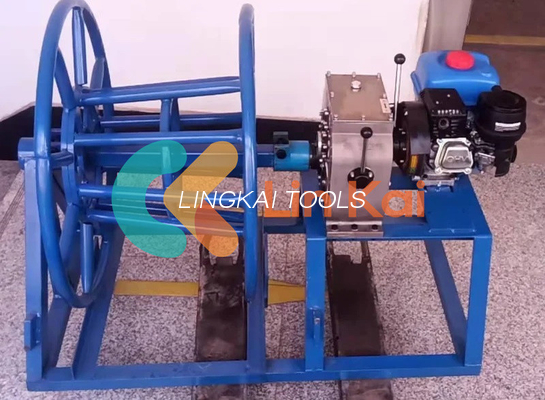 Güvenilir Max 25KN Yayın hattı ipleme için tel alma makinesi