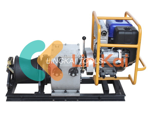 30 Kn 4.04 KW benzinli motor kablo çekme vinç ayırılabilir davul ile