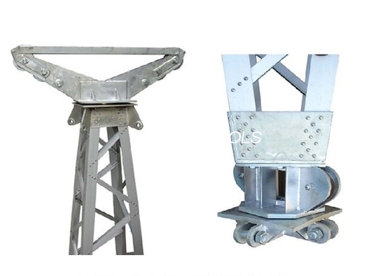 Çerçeve Stili Kule Montaj Araçları İç Askıya Kafes Gin Kutbu Derrick Crane