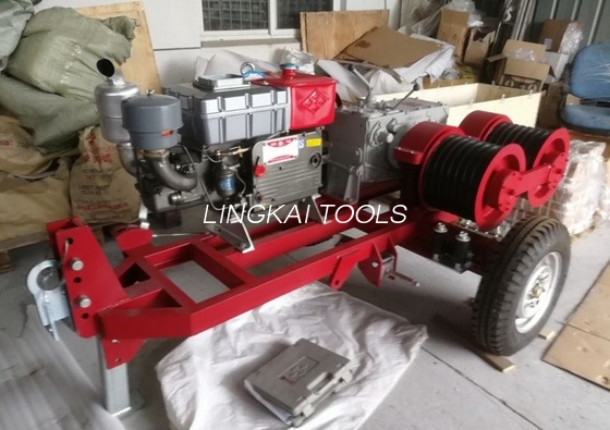Çift Capstan Davul Vinç 5 Ton Fragman Maçında Honda / Yamaha Benzinli
