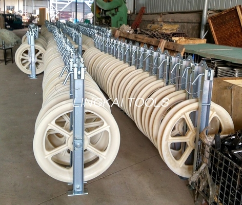 Havai Hat İletimi İçin MC Naylon Kasnak 660mm Çekme Bloğu