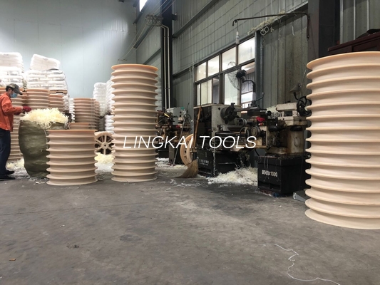 Çekme Bloğu İçin Rulmanlar ile 508x100mm MC Kasnak Tekerlekler