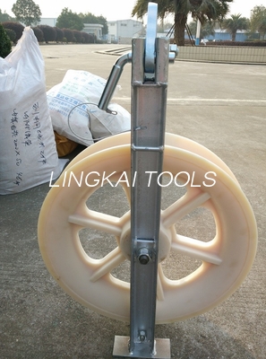 2T Tek Tekerlekli Naylon İletken Çekme Blokları 660mm Çap