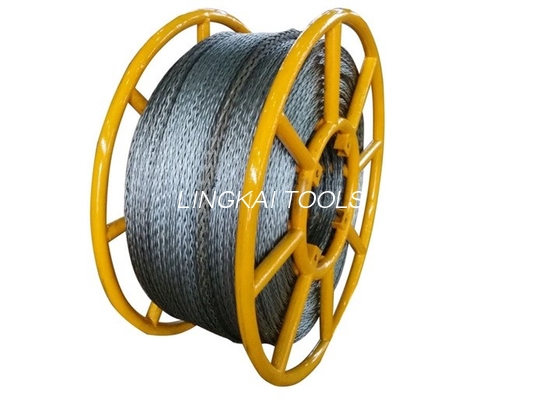 Tek İletken veya Ovehead Opgw Tel Çekme için 11mm Büküm Önleyici Çelik Halat