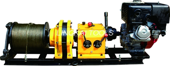 Elektrik Hattı İnşaatı için Kule Montaj Gaz Motoru Vinç 50 KN
