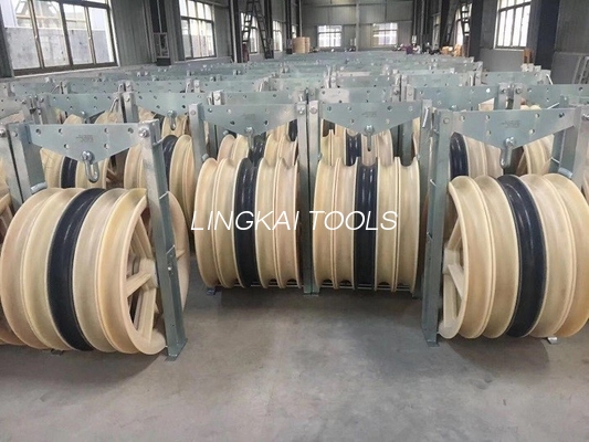 Özelleştirilmiş Kablo Kasnağı Blok Naylon Kasnak Kasnağı 1-3 Kasnak 1160 Mm Çap